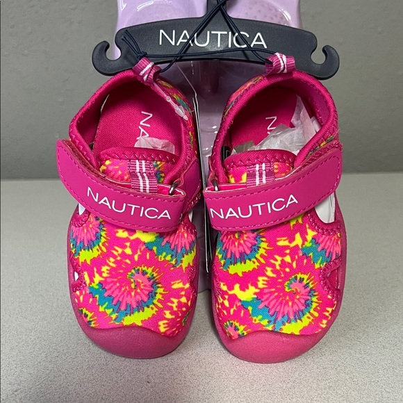 Nautica Other - Nautica Kids Pink and Yellow Tie-Dye Water Shoes